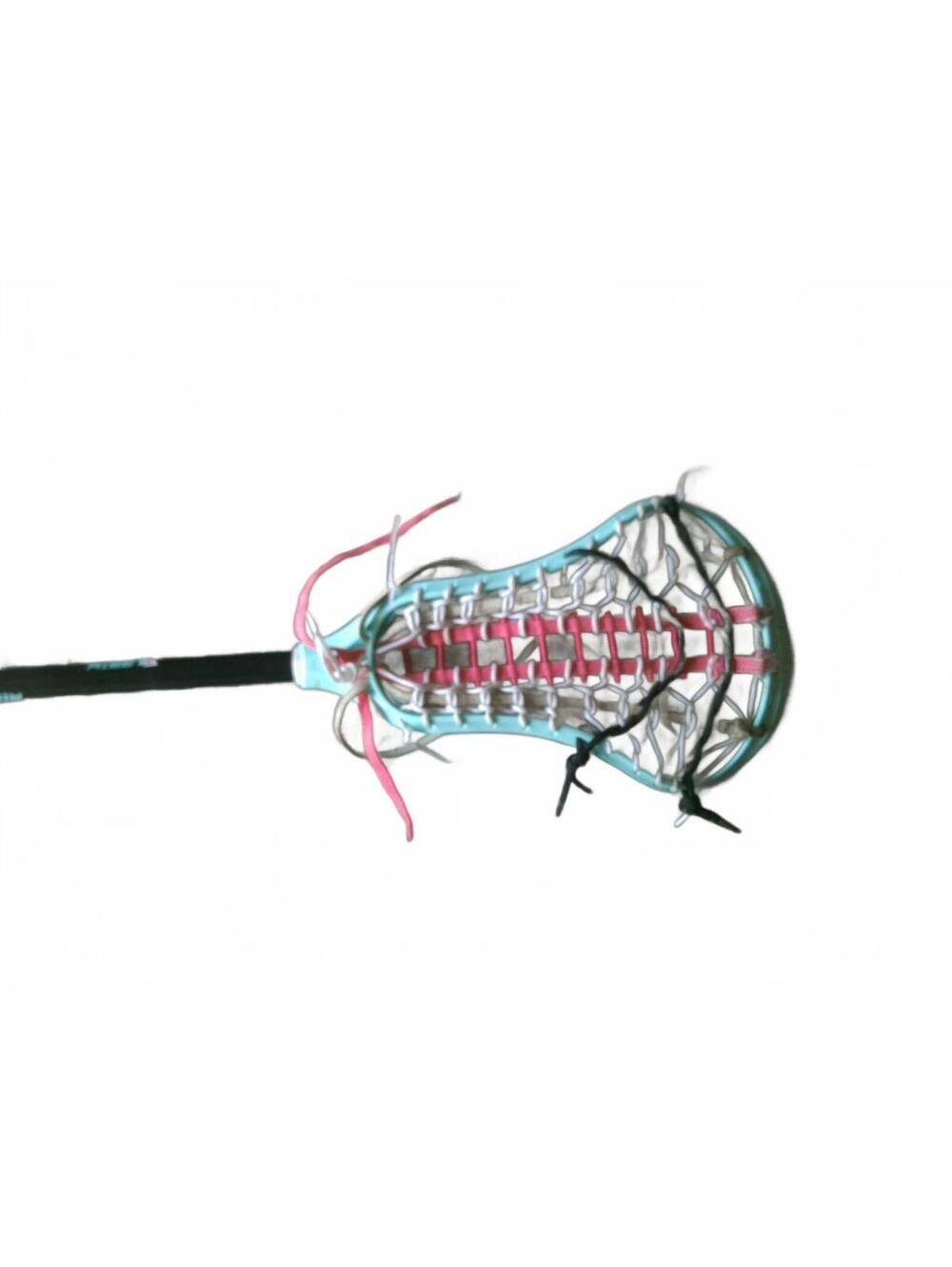 STX Lacrosse Complete Stick with Pink and Turquoise Design YOUTH